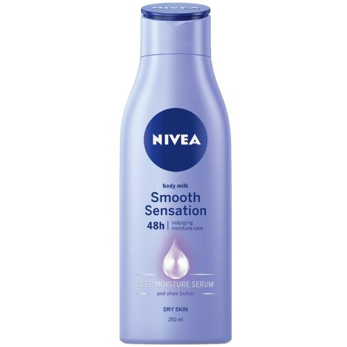 Nivea Smooth Sensation Body Milk 48h Deep Moisture Serum Γαλάκτωμα Σώματος για Απαλότητα & Βαθιά Ενυδάτωση 250ml